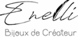 Logo Enelli Bijoux de Créateur en calligraphie noire élégante.
